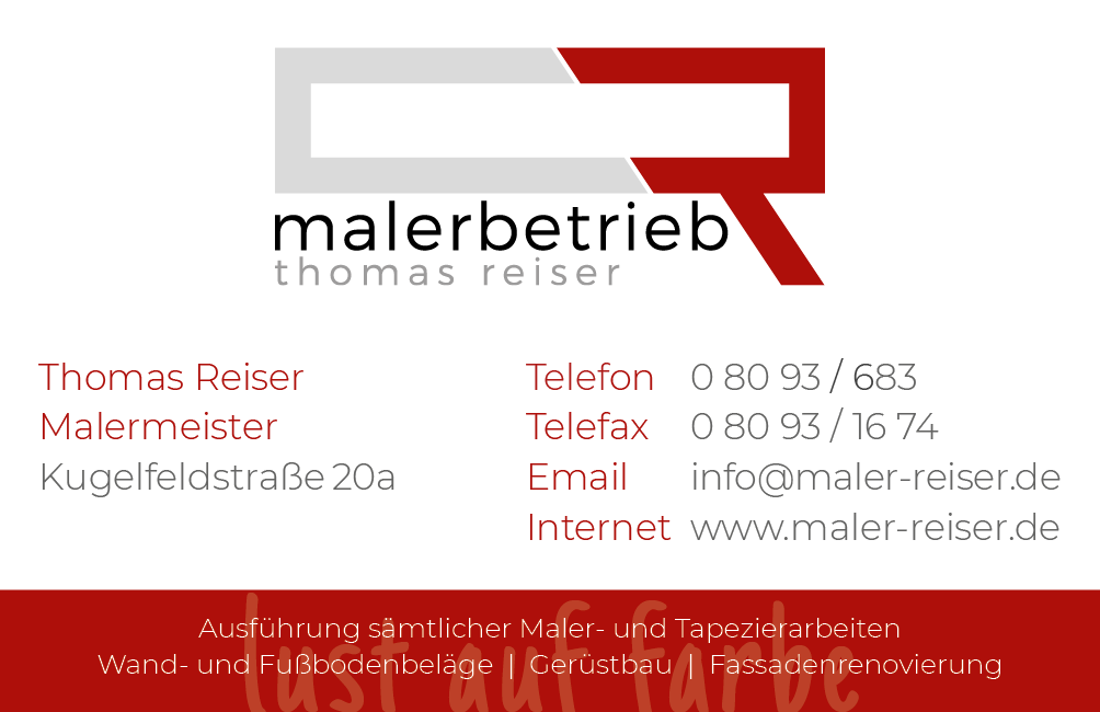 Malermeister Thomas Reiser